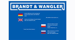 Desktop Screenshot of brandt-wangler.de