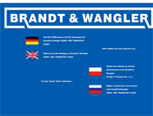 Tablet Screenshot of brandt-wangler.de